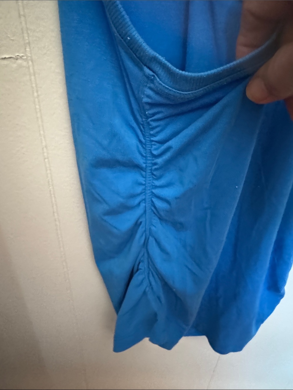 ATHLETA Fastest Track Ruched Racerback Active Tank Top SIZE: SP MSRP $49 - Picture 6 of 7
